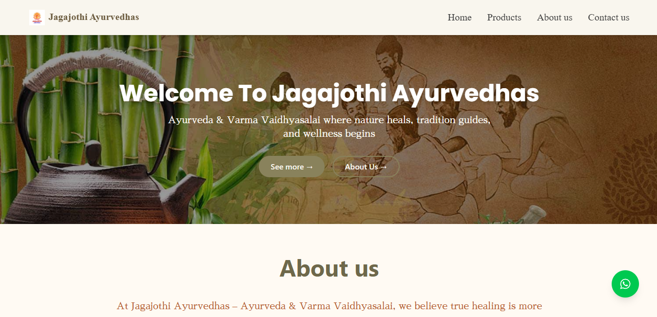 Jagajothi Ayurvedhas